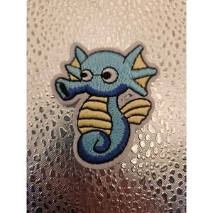 Pokemon Horsea  Iron/Sew ON Patch Cloth Patch Sew Applique 1.5 x1.5